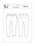 Mönsterfabriken - Sara Pants (Size 2 ~ 104-124)